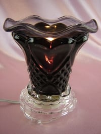 Black crystal electric oil Lamp