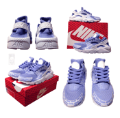 Image of Nike Air Hurrache-"Building Blocks" (READY MADE)