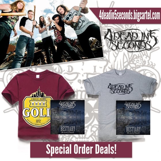 Image of Bestiary - The Book of Beasts (CD) + T-Shirt Combo
