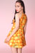 Image of Betty Orange Hatler Dress