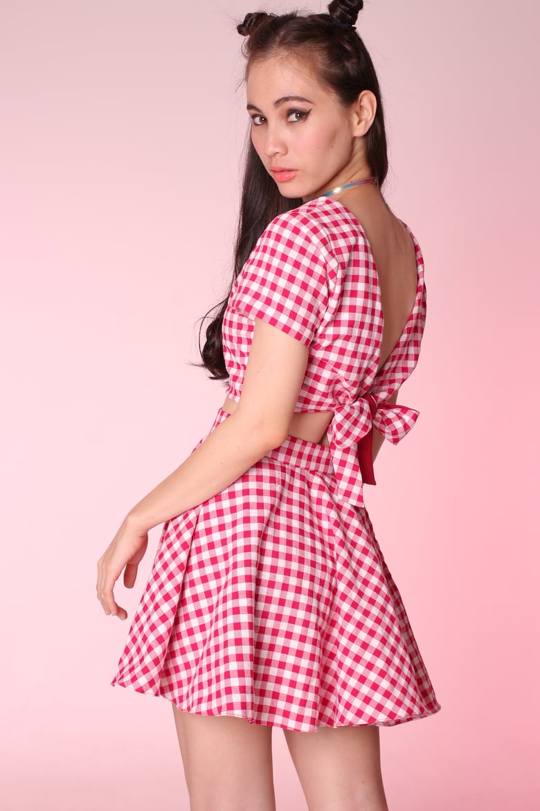 Image of Made To Order - Gina Gingham 2 Piece Set