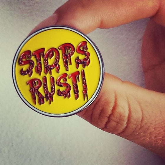 Image of Stops Rust pin