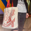 Snake Garden Canvas Tote