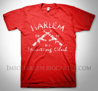 Harlem NYC "Hunting Club"  T-Shirt Red/white
