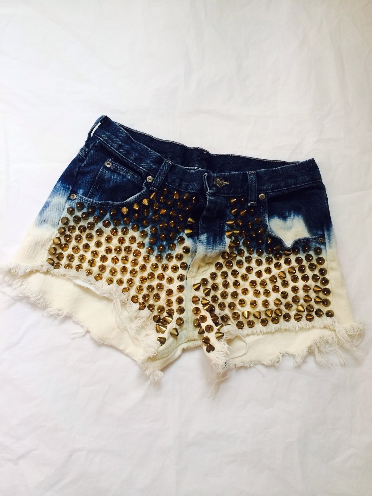 studded shorts