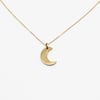 Little Moon 9K Gold Pendant Necklace