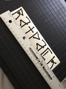 Image of White RATPACK Die-Cut Sticker