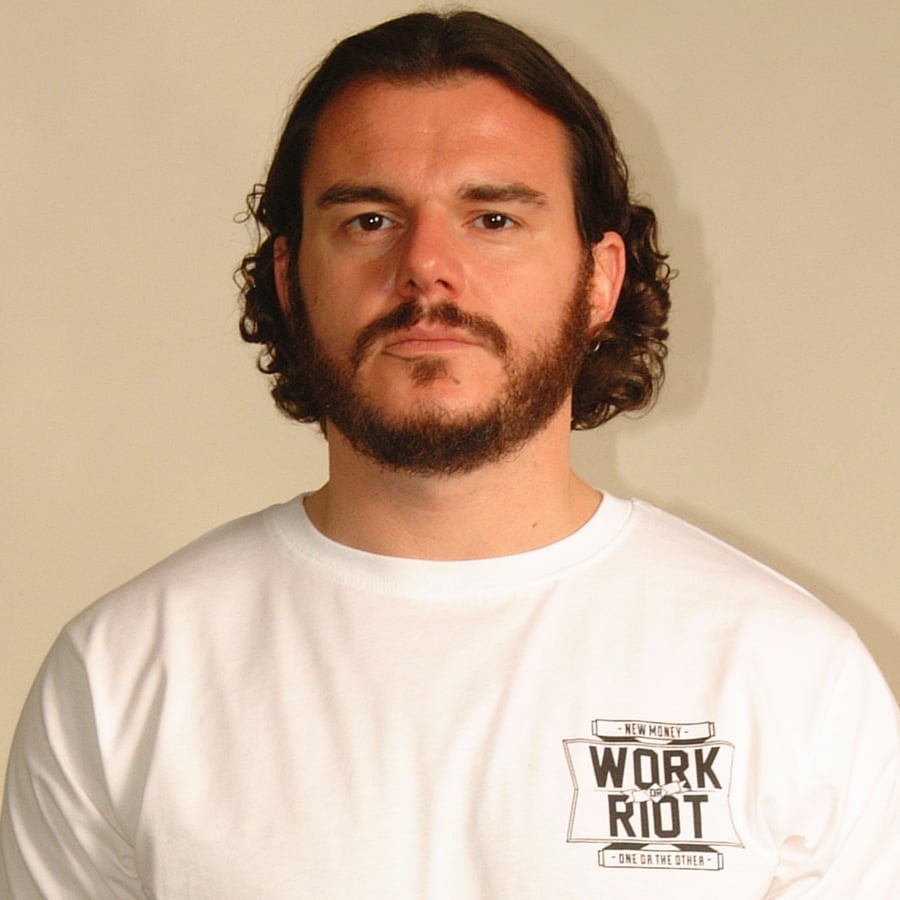 Image of New Money - Work or Riot (White)