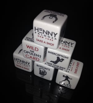 Image of Henny Palooza Super Bowl Game Dice (set of 2)