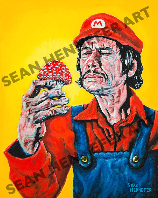 Image of Mushroom Mandom - 11 x 14 