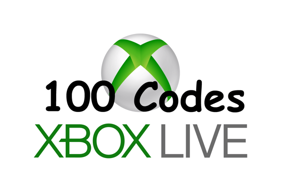 Image of 100 Xbox live 7 Day Codes (wholesale)