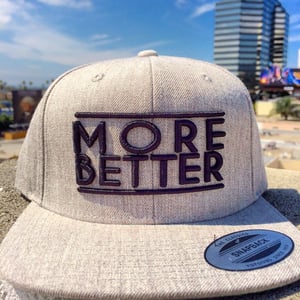 Image of MOREBETTER Snap-Back Grey