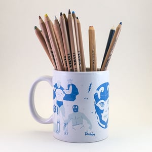 Image of Taza "Luchador"  /  "Wrestler" Mug