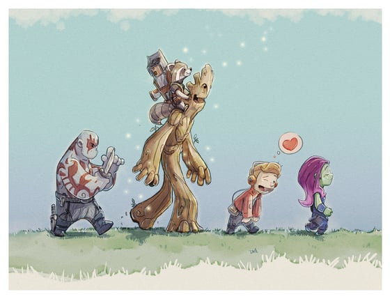 Image of Guardians of the Galaxy Print