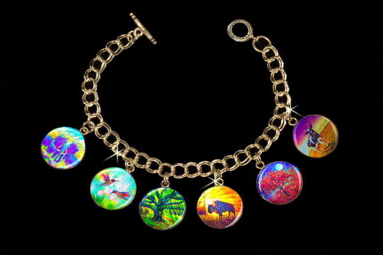Image of Easy Abundance Energy Charm Bracelet - Attract the wealth and prosperity you seek