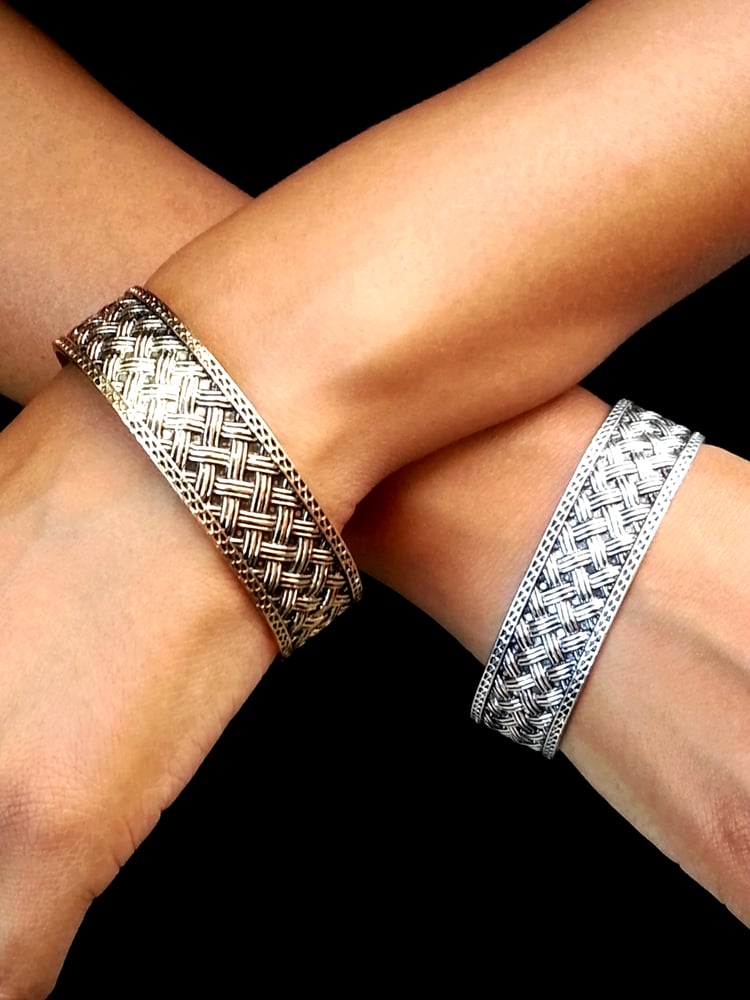 Image of Antiqued Woven Cuff