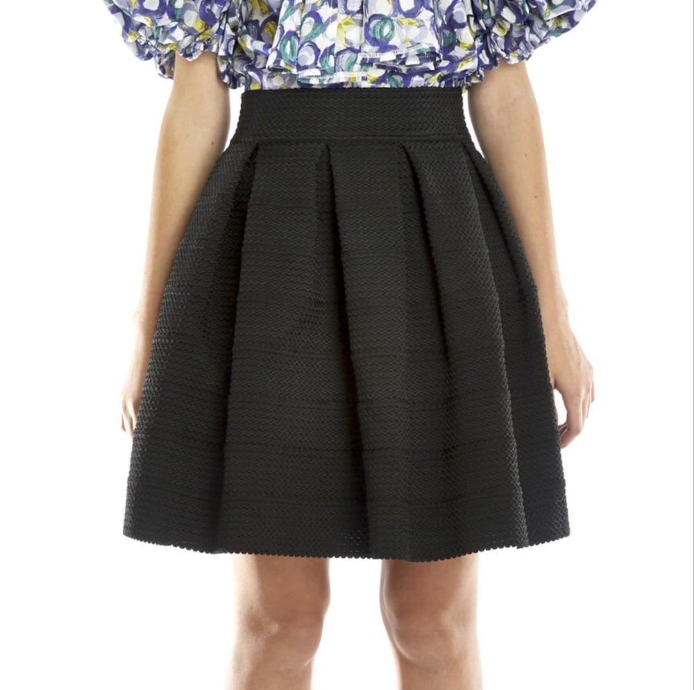 Image of Chloe Black Long Polly Skirt