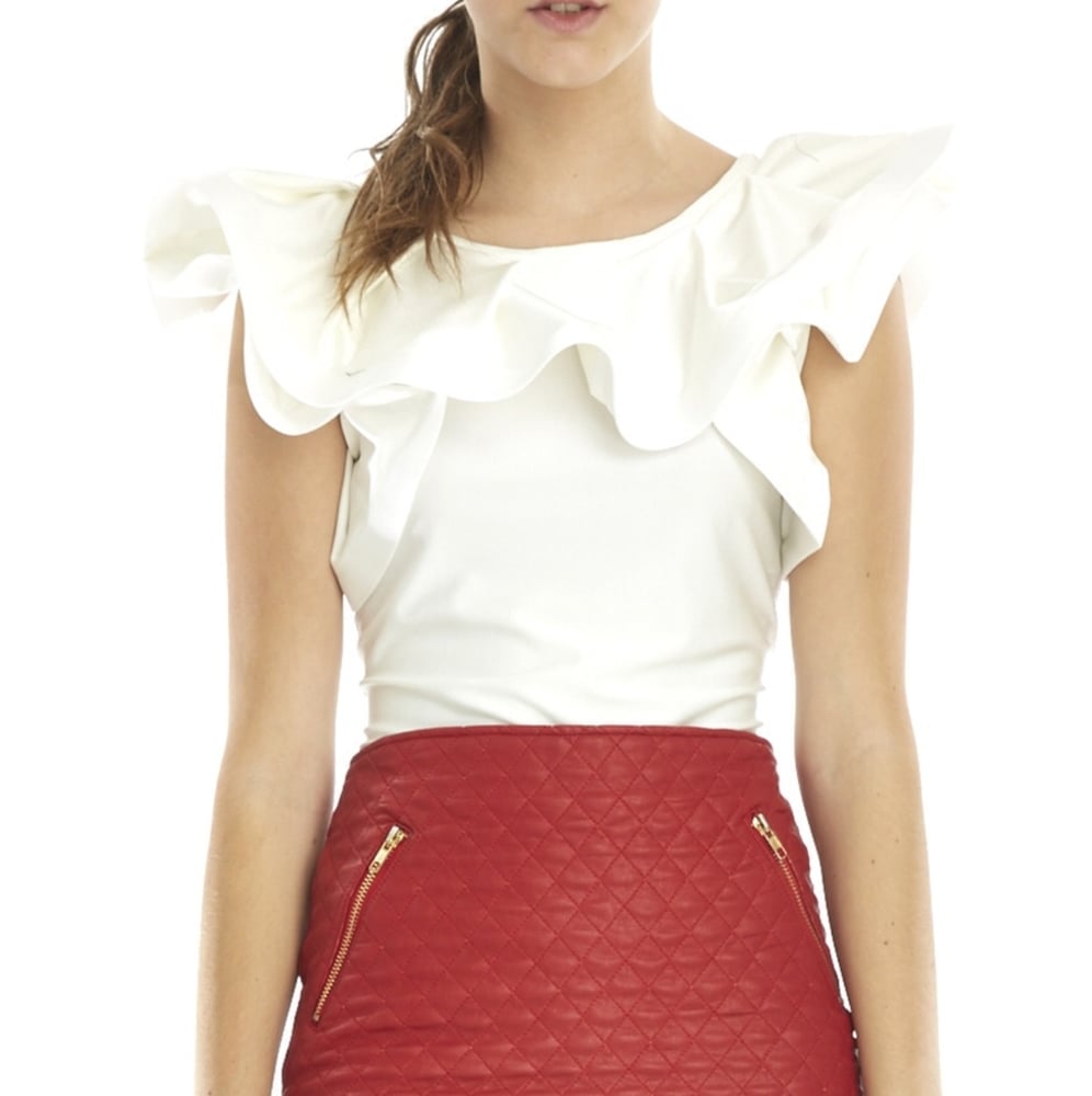 Image of Lipstick Quilted Shirt T14808