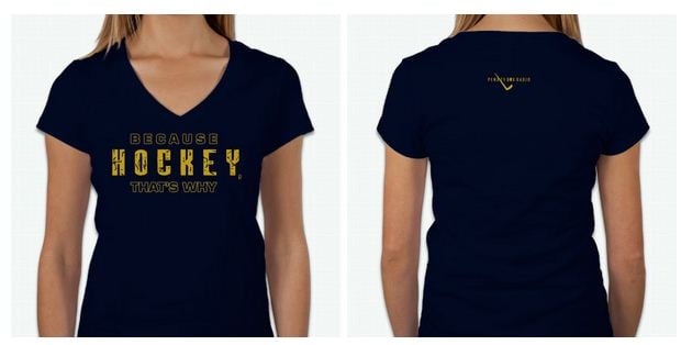 Image of Because Hockey That's Why - Women's V-Neck