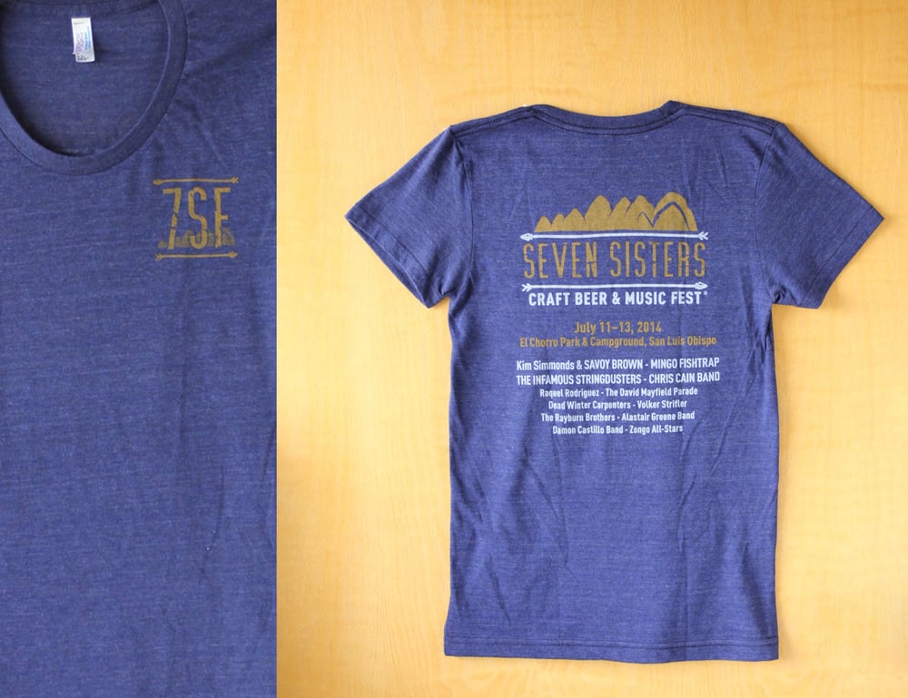 Image of 7 Sisters Fest 2014 Women's T-Shirt