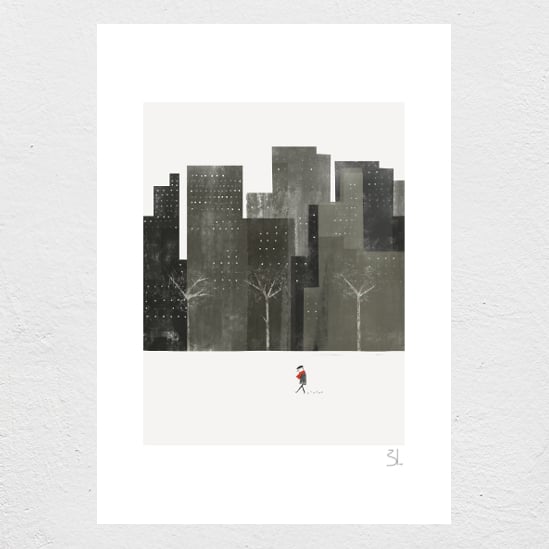 Image of Winter City Print