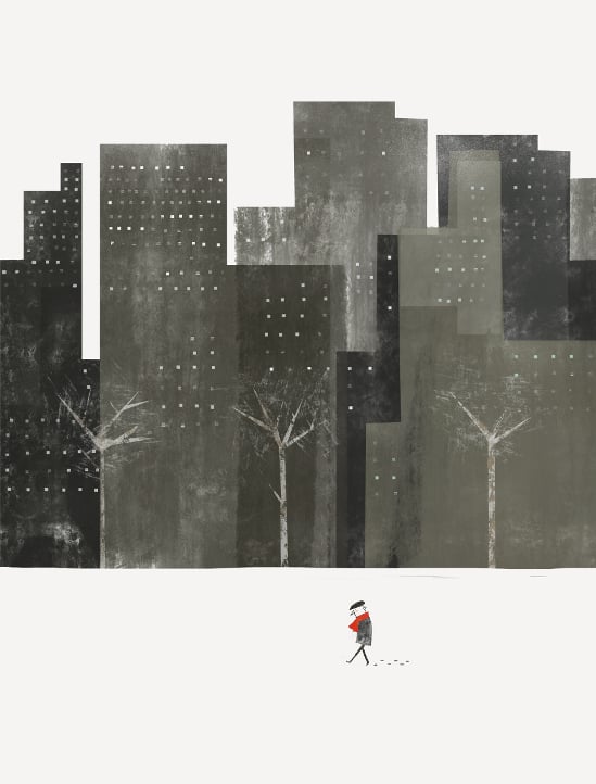 Image of Winter City Print