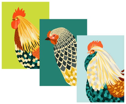 Image of The Chickens - Cards and Prints