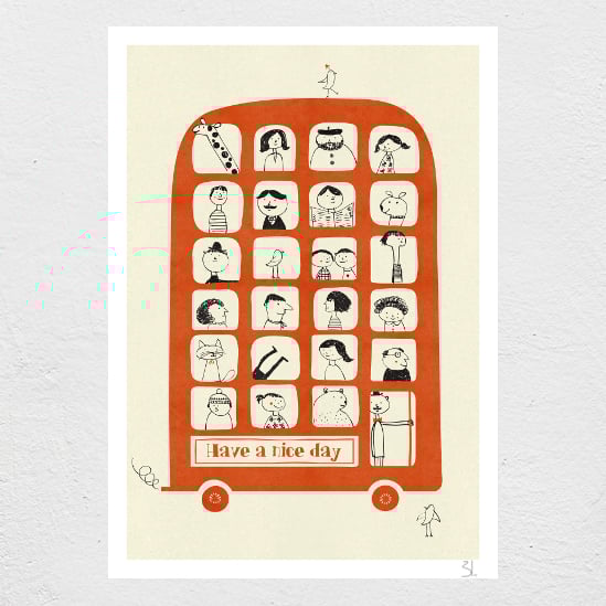 Image of The Magic Bus Print