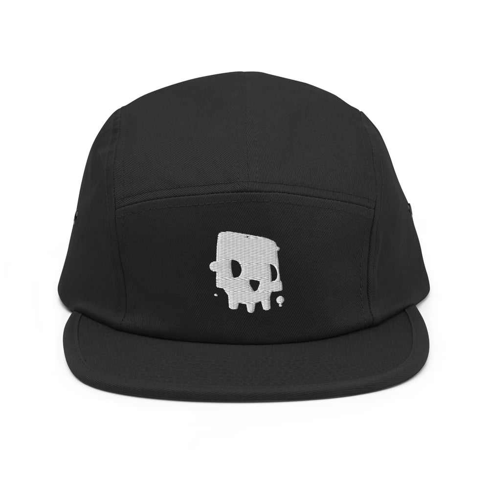 Skull 5-Panel (White Stitch)