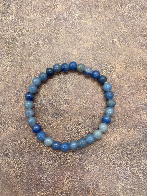 Image of 6mm Blue Aventurine Bracelet 