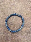 Image 1 of 6mm Blue Aventurine Bracelet 