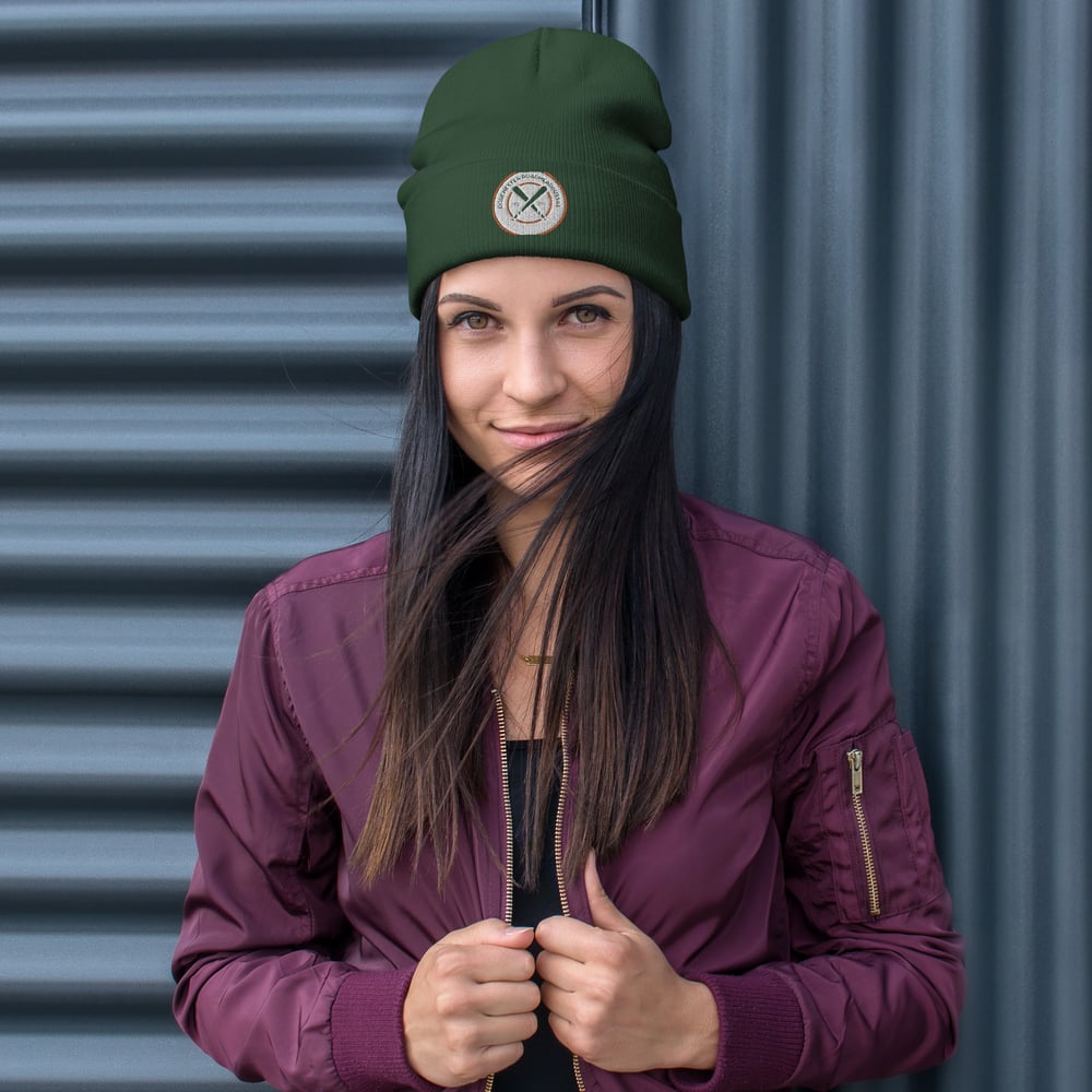 Image of Embroidered Beanie D Road