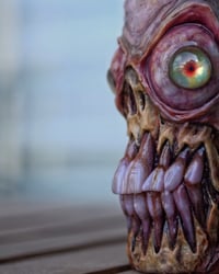 Image 3 of Monstrous Glow Bic Lighter Sleeve OOAK