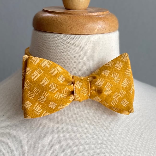 Saffron Bow Tie
