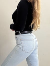 Image 3 of Vintage leather buckle belt