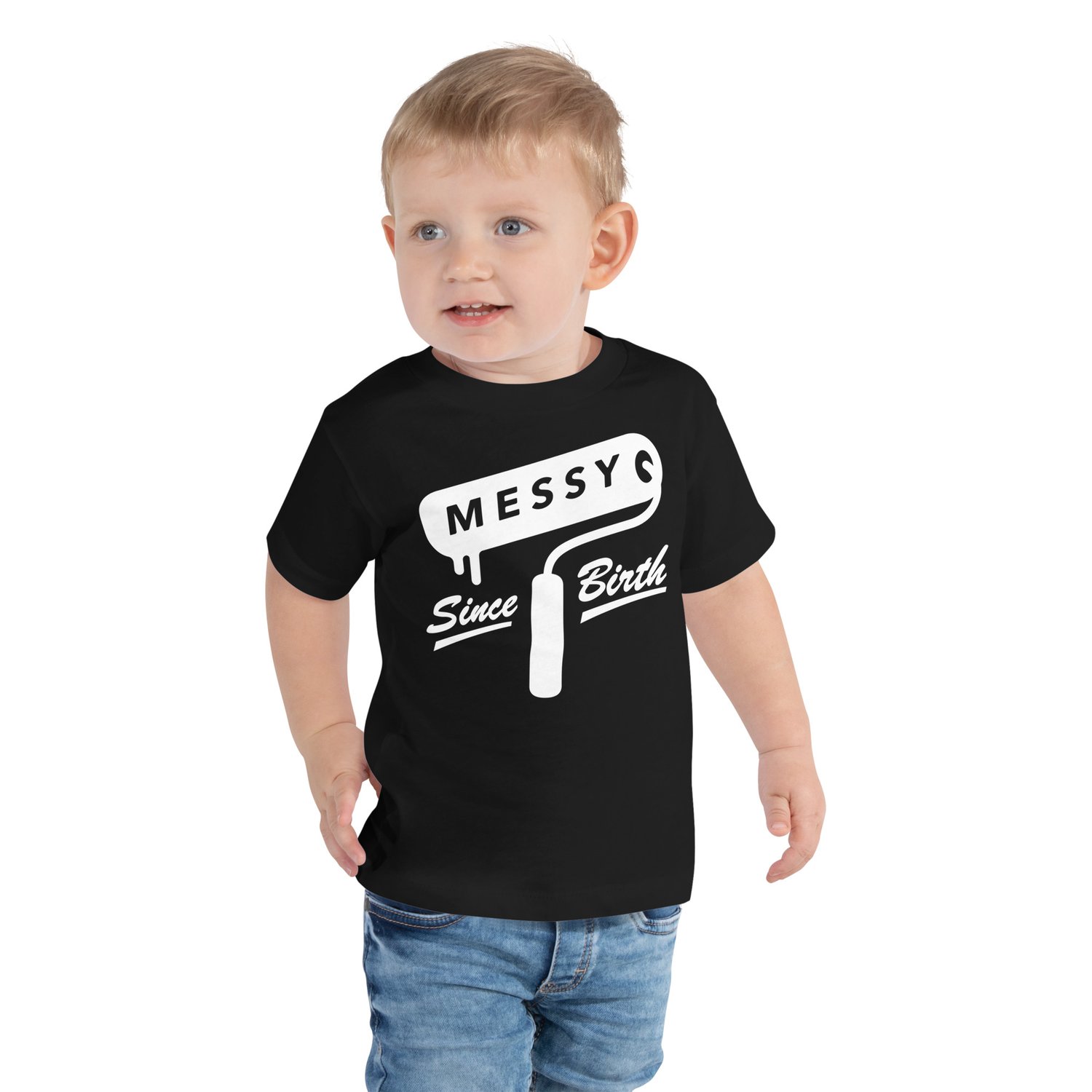 "Messy Since Birth" Toddler Tee