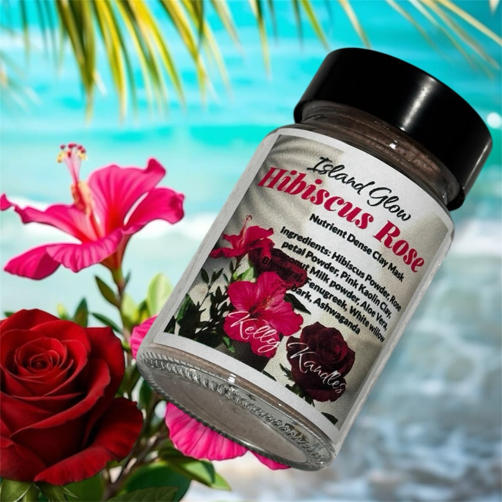 Image of Island Glow~ Hibiscus Rose (Clay Mask)
