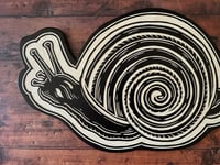 Image 3 of Snail Woodcut