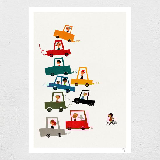 Image of Traffic Jam Print