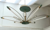 Image 2 of Large Fluorescent Chandelier