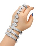 Image 4 of CRYSTAL SKELETON HAND CHAIN