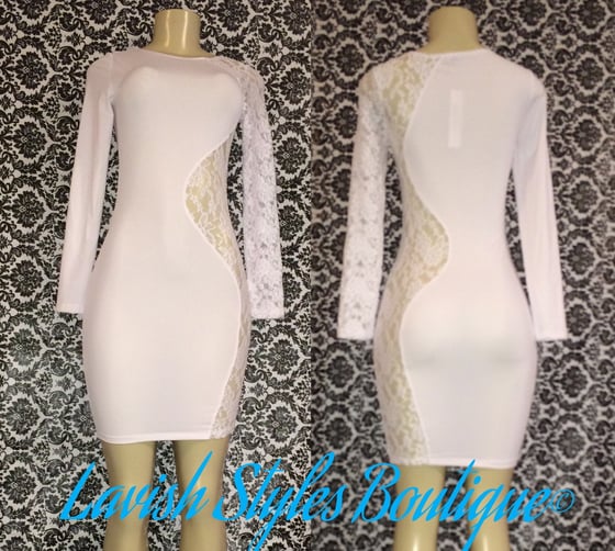 Image of White Lace Goddess Dress