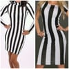 Crave Stripe Bodycon Dress