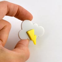 Image 2 of Little cloud brooch