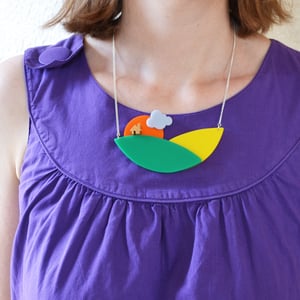 Image of Countryside Sunset necklace