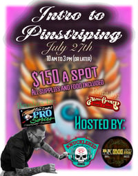 Intro To Pinstriping July 27th