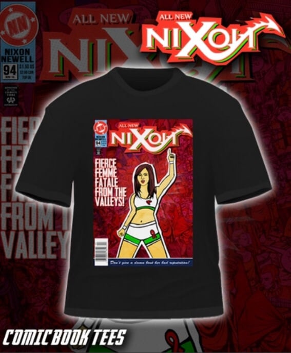 Image of Nixon comic book tees