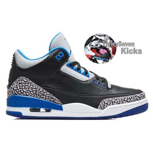 Image of Jordan Retro 3 "Sport Blue" Preorder
