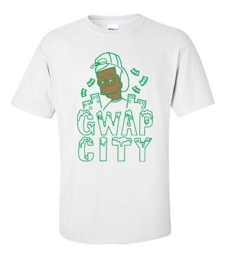 Image of White Gwap City Tee'