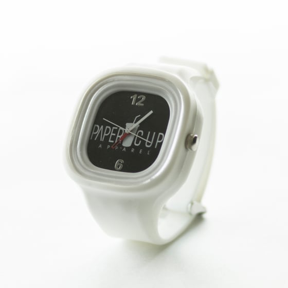 Image of Papercup Logo Watch (White)